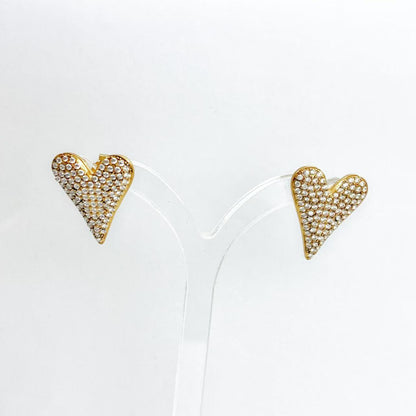 Orecchini “Cuore Pavé Sparkle” – Eleganza Luminosissima