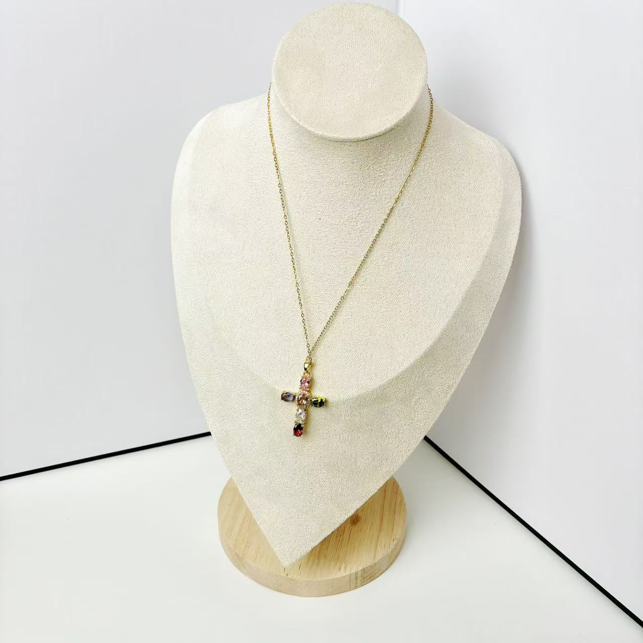 Collana Croce Arcobaleno