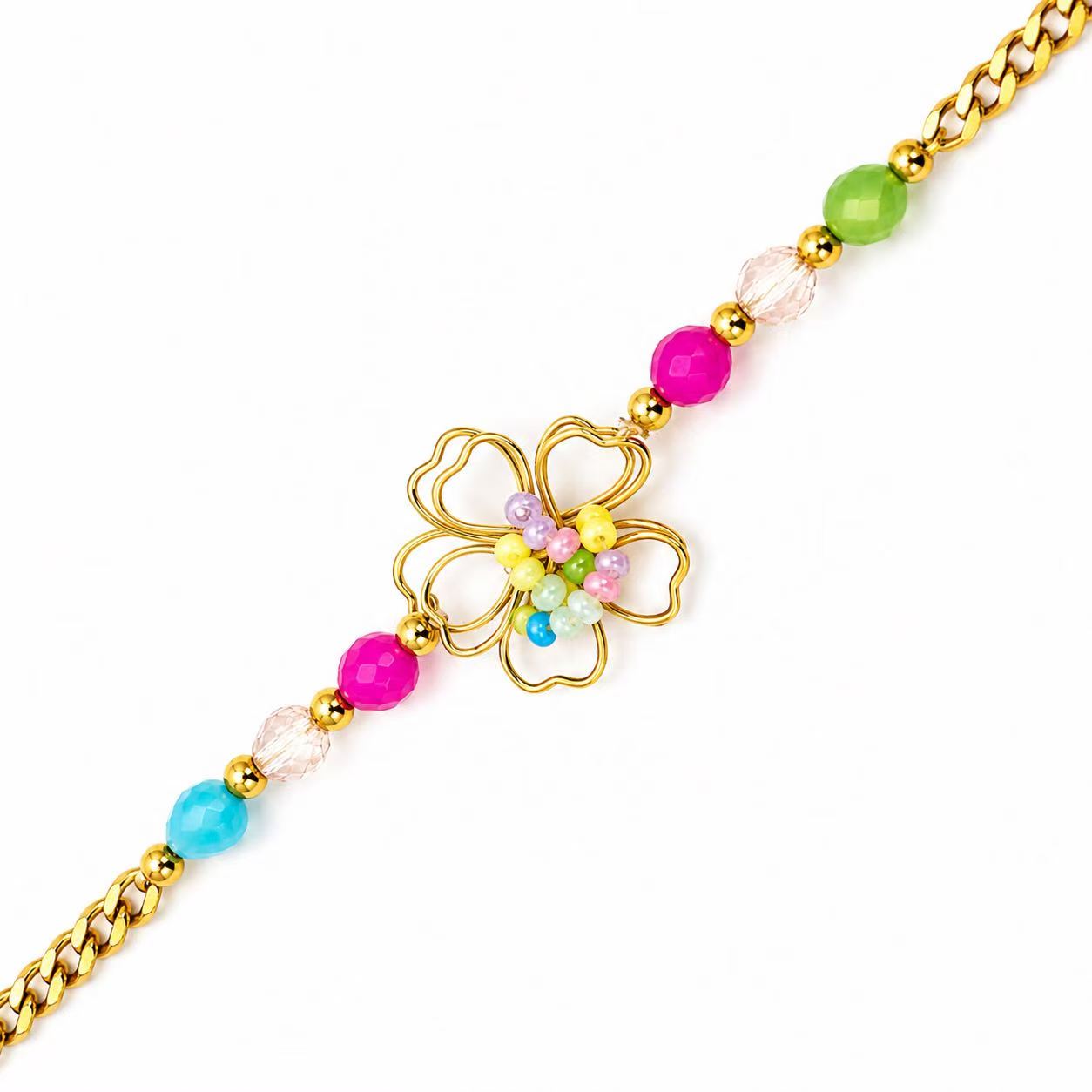Bracciale “Fiorellino” | in acciaio inox