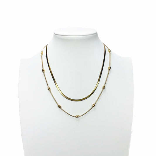 Collana “Doppio Elegance” – Minimal Chic a Due Fili